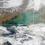 Динамика  ледовой обстановки на севере Каспийского моря, 17.11.2011